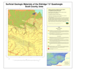 Surficial geologic materials of the Eldridge 7.5'' Quadrangle, Scott County, Iowa