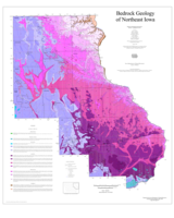 Bedrock geology of northeast Iowa, Digital geologic map of Iowa, Phase 2: Northeast Iowa