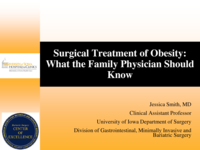 Surgical Treatment of Obesity: What the Family Physician Should Know