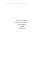The Case of the Boy with Anomia: Contributions of Visual and Language Processing in Naming