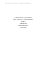 Do Illustrations Influence Reading Comprehension in Adults with Intellectual or Developmental Disabilities?