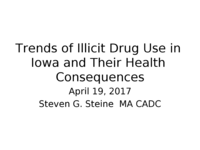 Trends Of Illicit Drug Use in Iowa and Their Health Consequences