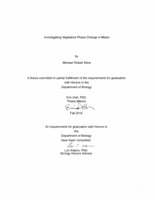 Investigating Vegetative Phase Change in Maize