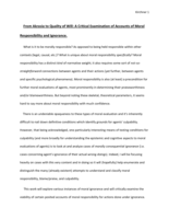 From Akrasia to Quality of Will: A Critical Examination of Accounts of Moral Responsibility and Ignorance