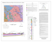 Bedrock Geologic Map of Floyd County, Iowa
