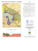 Surficial Geology of the Cedar Bluff (Iowa) 7.5'' Quadrangle