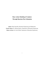Mass Action Modeling of Catalysis Through Reaction Flux Estimation