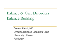 Diagnosis of Gait Disorders