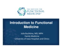 An Introduction to Functional Medicine