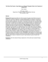 The Pelvic Pain Puzzle: A Case Report on a Physical Therapist’s Role in the Treatment of Dyspareunia