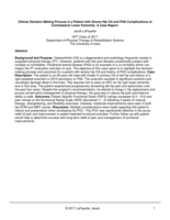 Clinical Decision Making Process in a Patient with Severe Hip OA and PAD Complications of Contralateral Lower Extremity: A Case Report