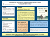 Patient and Public Library Services for Mild to Moderate Mentally Ill People: An Information Behavior Study