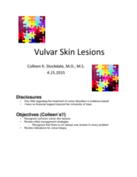 Vulvar Skin Lesions