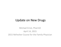 Update on New Drugs