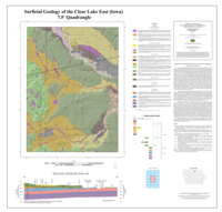 Surficial Geology of the Clear Lake East 7.5' Quadrangle, Cerro Gordo County, Iowa