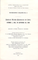 Surface water resources of Iowa: October 1, 1955, to September 30, 1960