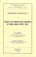 Geology and ground-water resources of Cerro Gordo County, Iowa