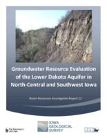 Groundwater Resource Evaluation of the Lower Dakota Aquifer in North-Central and Southwest Iowa