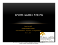 Sports Injuries in Teens