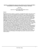 Application of a Multidisciplinary Approach with Lee Silverman Voice Treatment (LSVT) BIG in the Rehabilitation of an Individual with Parkinson’s Disease: A Case Report