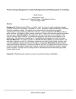 Physical Therapy Management of a Patient with Opioid Induced Rhabdomyolysis: A Case Study