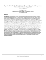 Beyond the Clinical Trial: The Role of the Physical Therapist in Diagnosis and Management of a Patient with Spinal Muscular Atrophy Type II