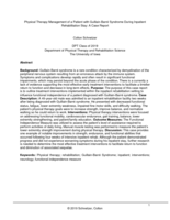 Physical Therapy Management of a Patient with Guillain-Barré Syndrome During Inpatient Rehabilitation Stay: A Case Report