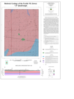 Bedrock Geology of Fertile NE 7.5' Quadrangle, Worth County, Iowa