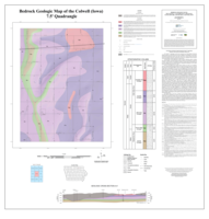 Bedrock Geologic Map of the Colwell 7.5' Quadrangle, Chickasaw, Floyd, Howard, and Mitchell Counties, IA
