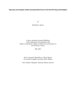 Discovery and Analysis of New Cocrystal Solid Forms of the