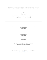 The Prevalent Misuse of Fisher’s Partial Eta Squared Formula