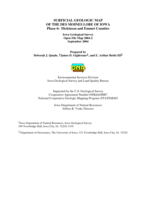 Surficial geologic materials of the Des Moines Lobe of Iowa, Phase 6: Dickinson and Emmet Counties