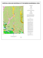 Surficial geologic materials of the Marion Quadrangle, Iowa