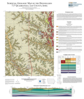 Surficial Geologic Map of the Donnellson 7.5' Quadrangle, Lee County, Iowa
