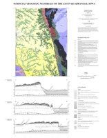 Surficial geologic materials of the Letts Quadrangle, Iowa