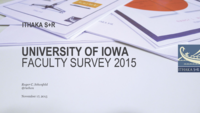 University of Iowa Faculty Survey 2015