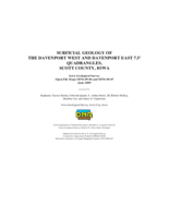 Surficial Geology of the Davenport West 7.5' Quadrangle, Scott County, Iowa