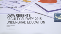 Iowa Regents Faculty Survey 2015: Undergrad Education