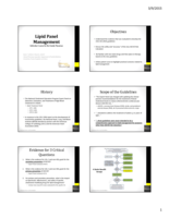 Lipid Panel Management