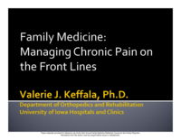 PAIN MANAGEMENT TOPIC: Chronic Pain Psychology and Brief Office Interventions to Help Patients Cope