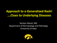 Approach to Generalized Rash