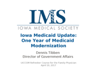 Iowa Medicaid Update: One Year of Medicaid Modernization