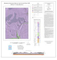 Bedrock Geologic Map of the Center Point NW 7.5' Quadrangle, Benton County, Iowa
