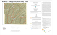 Surficial Geology of Taylor County, Iowa