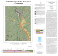 Surficial Geology of the New Haven 7.5' Quadrangle, Mitchell County, Iowa