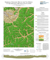 Surficial Geologic Map of the Van Horne 7.5' Quadrangle, Benton County, Iowa