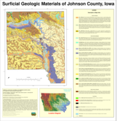 Surficial geologic materials of Johnson County, Iowa