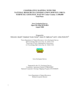 Surficial Geology of Cedar County, Iowa Final Phase: Surficial Geologic Map of Cedar County