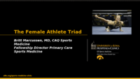 Female Athlete Triad