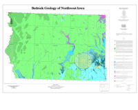 Bedrock geology of northwest Iowa. Digital geologic map of Iowa, Phase 1: Northwest Iowa